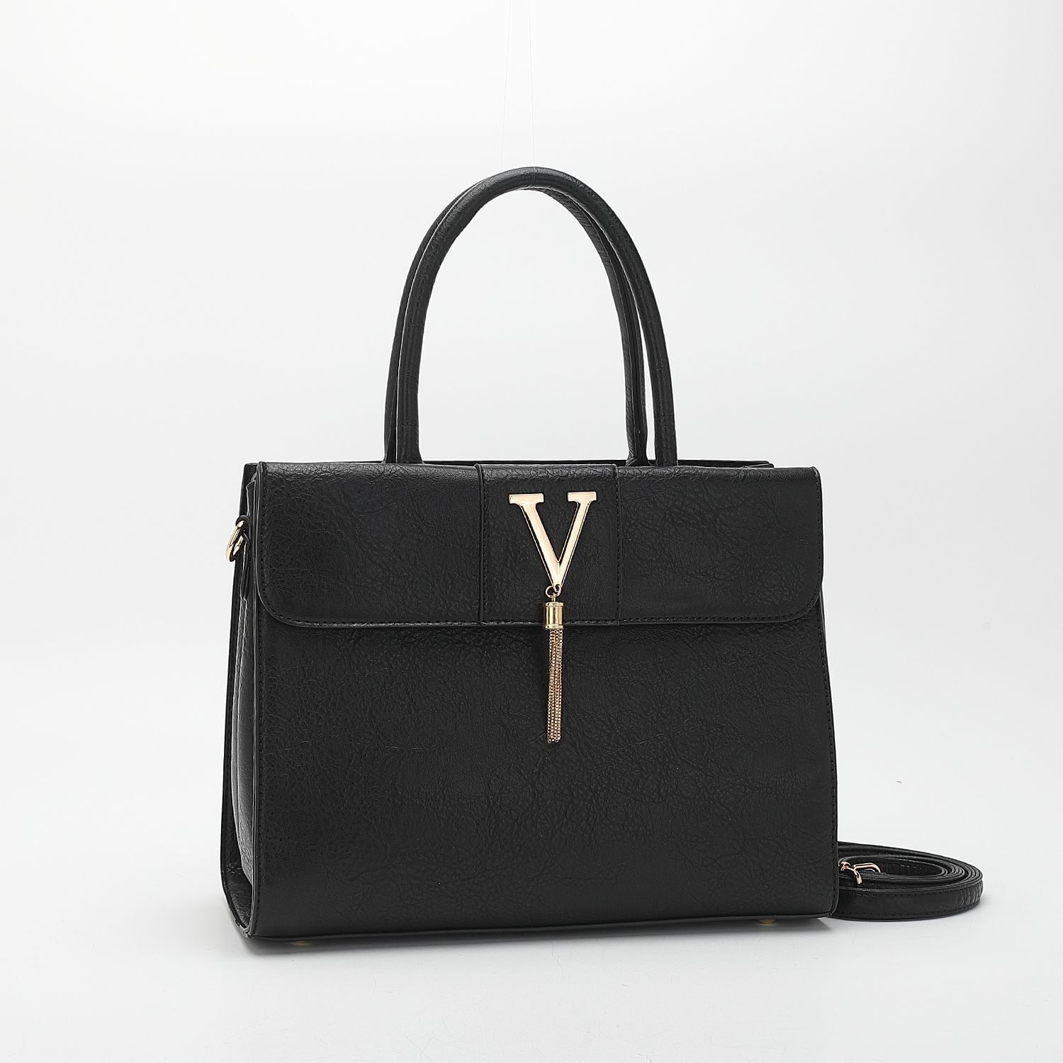 Neuankömmling Damen-Handtasche, PU-Leder, Quasten-Sign-Umhängetasche – 8108