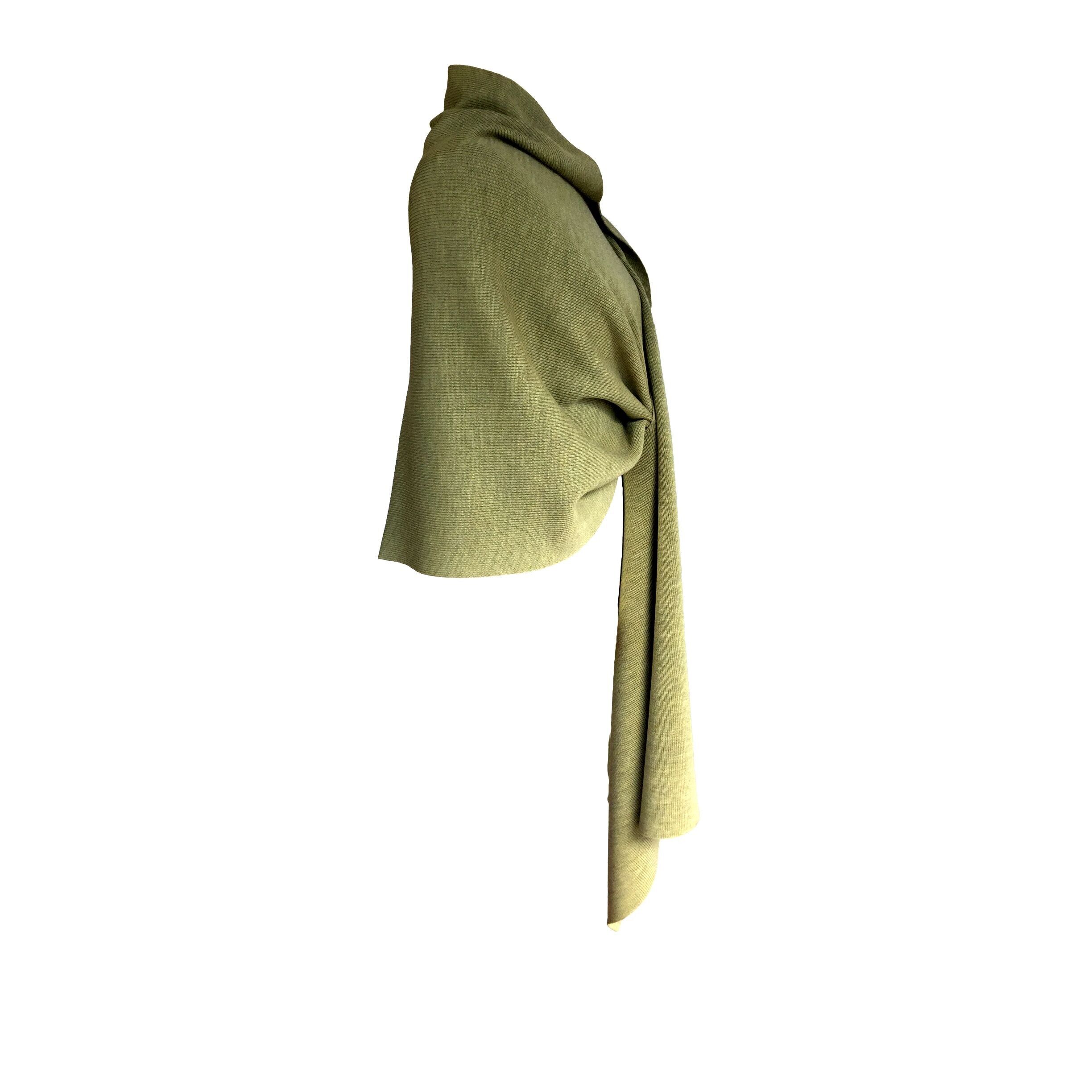 SchlitzStola kiwigrün