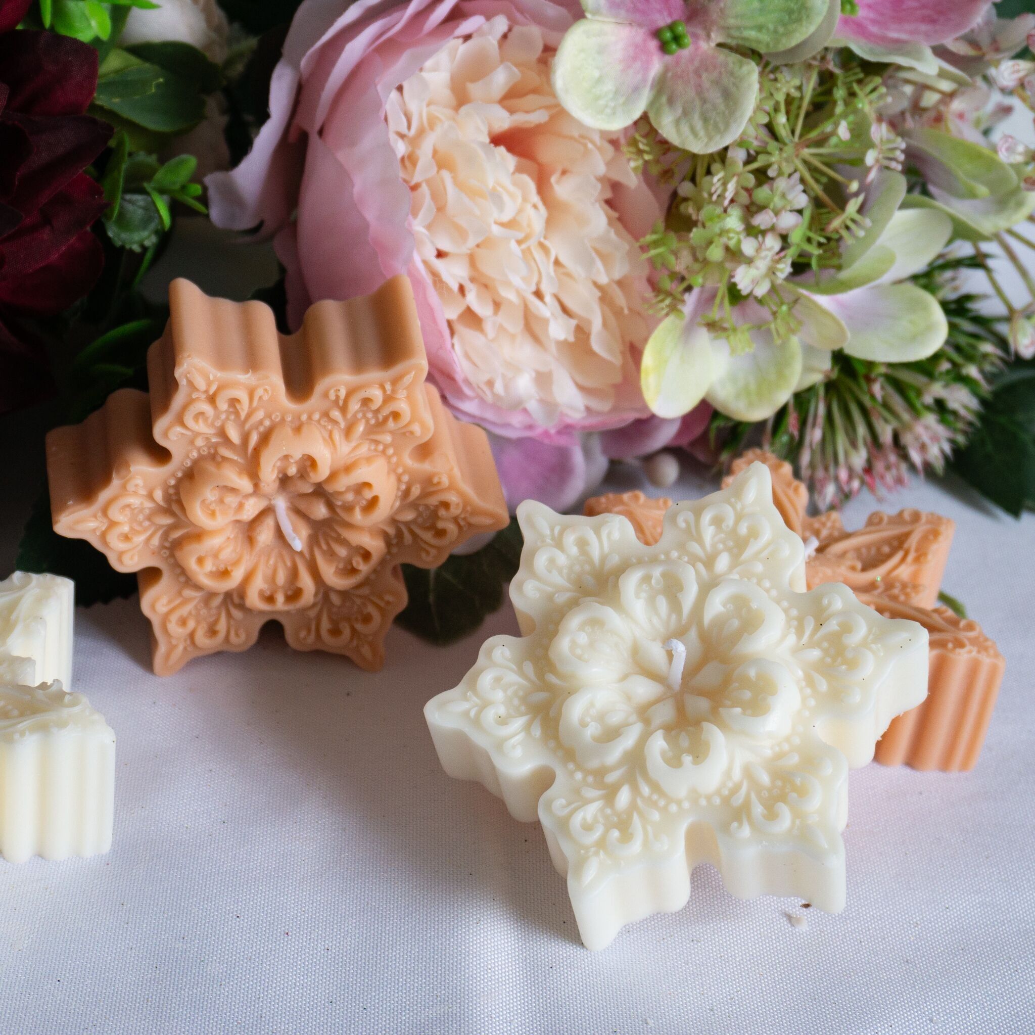 Vela para árbol de Navidad - Vela navideña - Vela navideña decorativa - Vela estrella modelo 2 - Vela para decoración navideña - Fiesta navideña