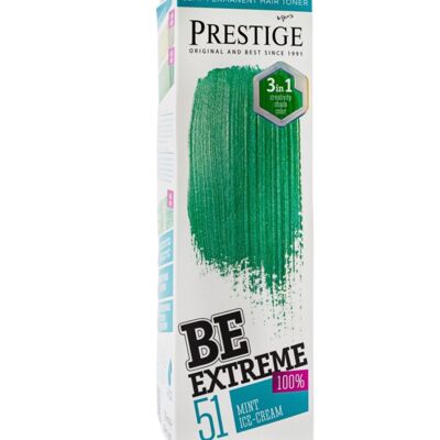 Tonique capillaire semi-permanent crème glacée à la menthe Prestige BeExtreme