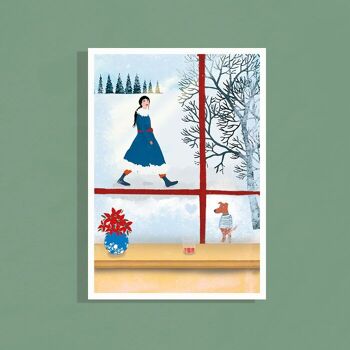 Affiche - La Reine des Neiges - petit poster imprimé 21 x 26 cm 2