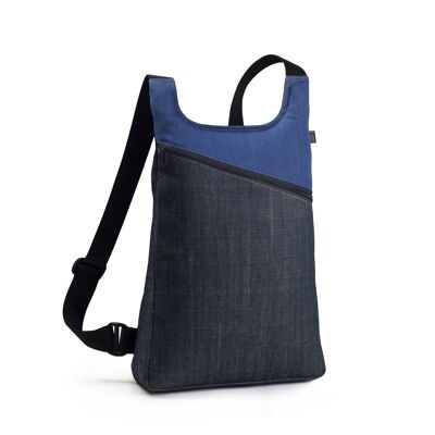 MOCHILA basic MODELO CDN AZUL/AZUL -HANDMADe-