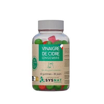 Apple Cider Vinegar + Ginger Gummies - 30 days