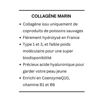 COLLAGÈNE MARIN + ACIDE HYALURONIQUE + Q10 - 30 jours 2