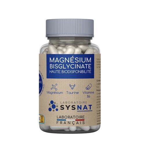 Magnésium bisglycinate, vitamine B6 et taurine