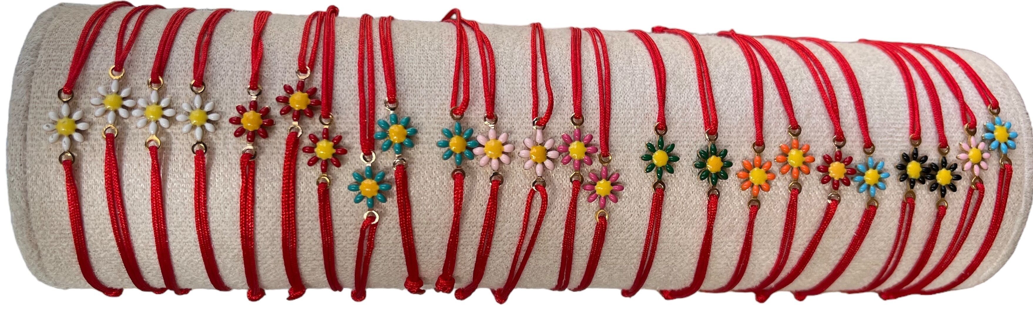 Bracciale in filo di margherita