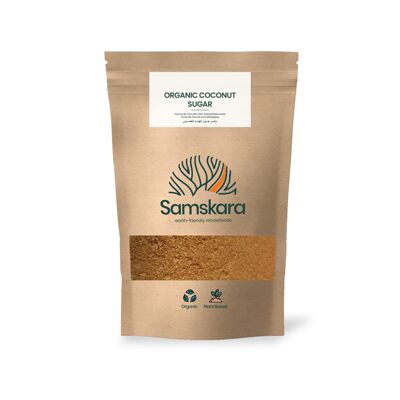 Azúcar de Coco Ecológico | Bio | Samskara | Endulzante Natural | (1kg x 1 paquete)