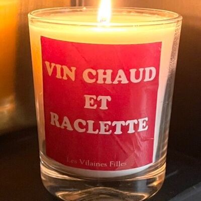 Vela “vino caliente y raclette” fabricada en Francia