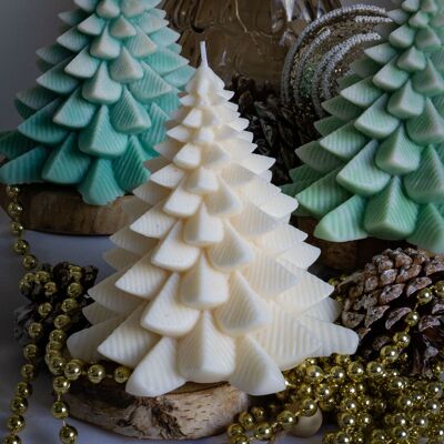 Vela de árbol de Navidad - Vela de Navidad - Vela decorativa de Navidad - Vela para decoración navideña - Fiesta de Navidad
