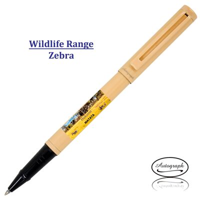 Penna con design zebre