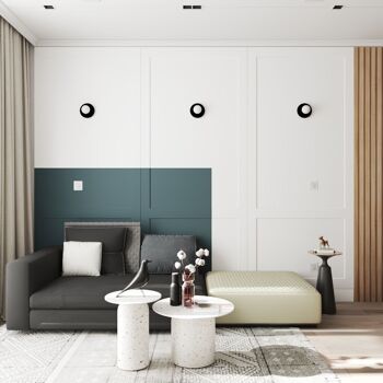 CHROMA Solitaire | Applique murale minimaliste design moderne 3
