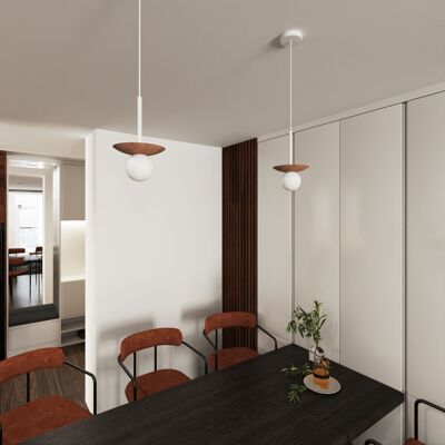 WODY Pendant Lamp S | Minimalist solid wood pendant light