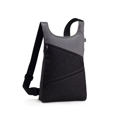 basic BACKPACK MODEL CDN2 GRAY/BLACK -HANDMADe-