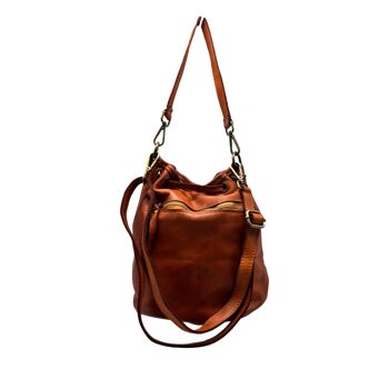 SAC SEAU CUIR WASHED ANNABELLA CAMEL 3