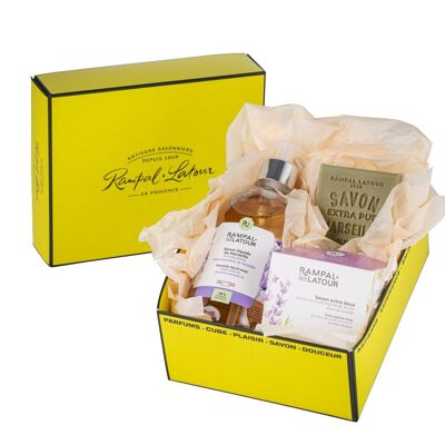 Lavendelfeld-Box
