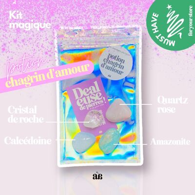 Kit litho-potion chagrin d'amour 💔🌟💗
