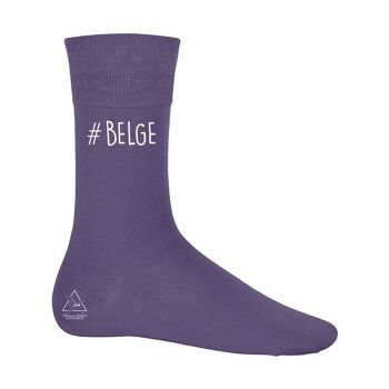 Chaussettes imprimées #BELGE - 9 coloris 10