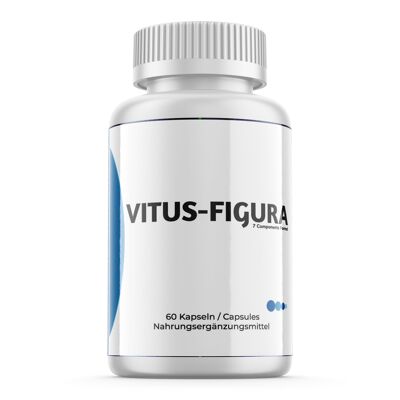 VITUS-FIGURA® | VITUS-FIGURA® 60 Kapseln mit 7 Premium Komponenten. 
Keto für dein Body, Nahrungsergänzungsmittel 