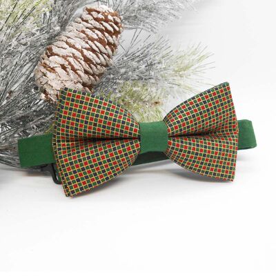 SANTA Holiday Bow Tie - Choose Your Color