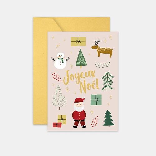 Carte Joyeux Noël