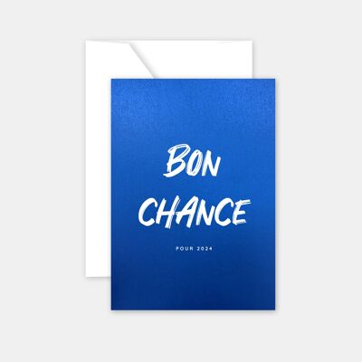 Carte de voeux Bon chance