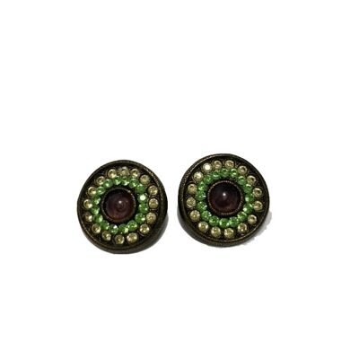 Boucles d'oreilles clips ronde