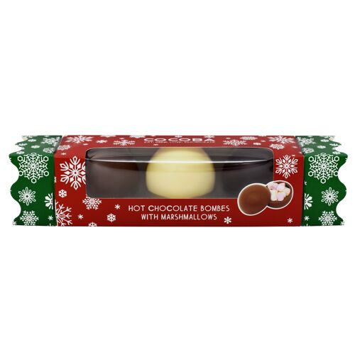 Christmas Cracker Bombe 3 Pack - Milk, White & Dark