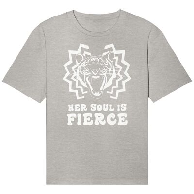 HER SOUL IS FIERCE - RETRO TEE PRINT DESIGN