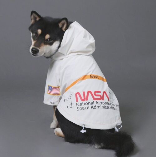 The Dog Fans Regenmantel für Hunde - NASA