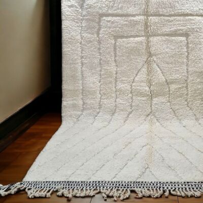 Beni Ouarain Handira alfombra bereber 300 x 200 cm