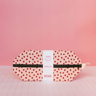Borsa da toilette rosa fragola