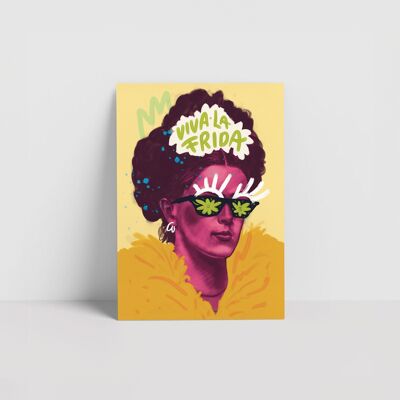 Viva la Frida - Grußkarte