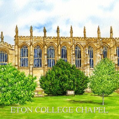 Berkshire, imán para nevera con vistas al Eton College.