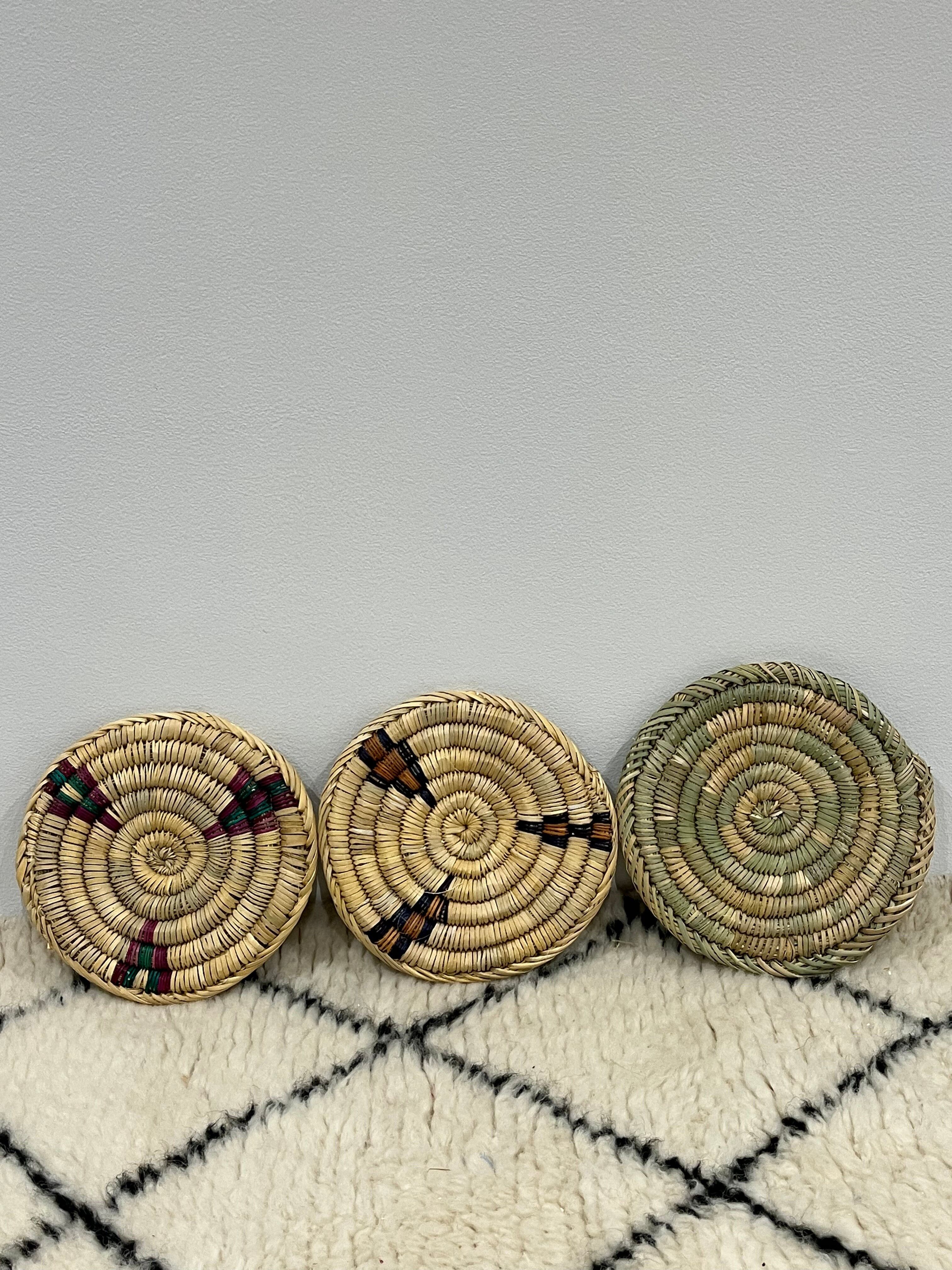 Sous-verres d'art de table tissés à la main - 20 cm