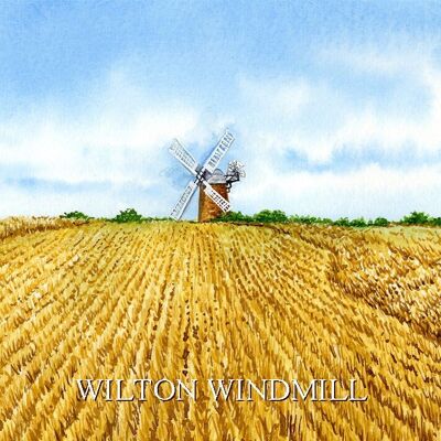 Berkshire, imán para nevera con molino de viento Wilton.