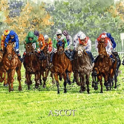 Berkshire, Imán para nevera con escena de Ascot.