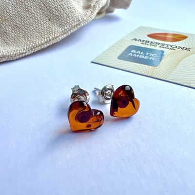 Boucles d'oreilles Ambre Baltique 1