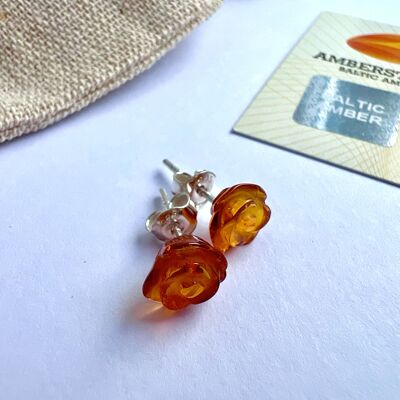 Baltic Amber earrings 2