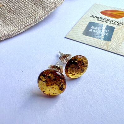 Boucles d'oreilles Ambre Baltique 5