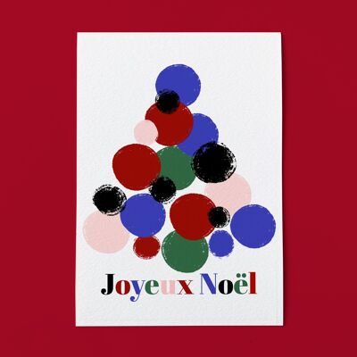 Christmas card - Merry Christmas Baubles