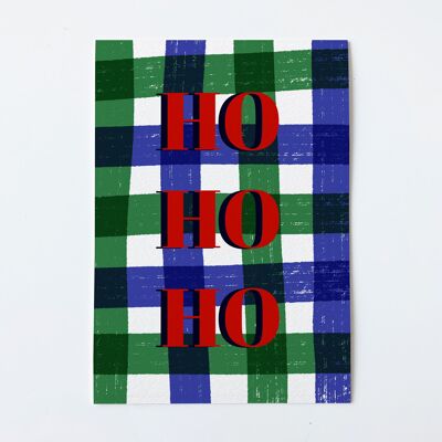 Christmas card - Merry Christmas HOHOHO