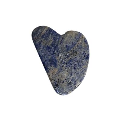 Massaggio viso Gua Sha Sodalite, 7x4 cm