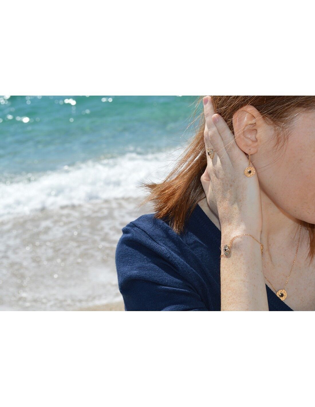 HURACAN Gold Plated Earrings