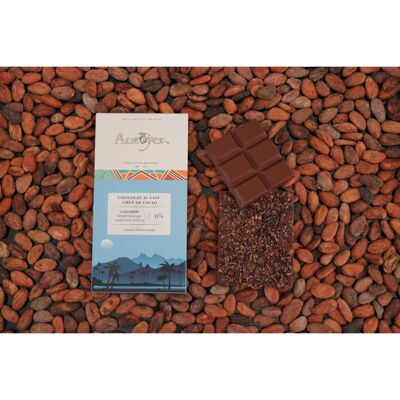 Granella di cacao al latte
 51% Colombia