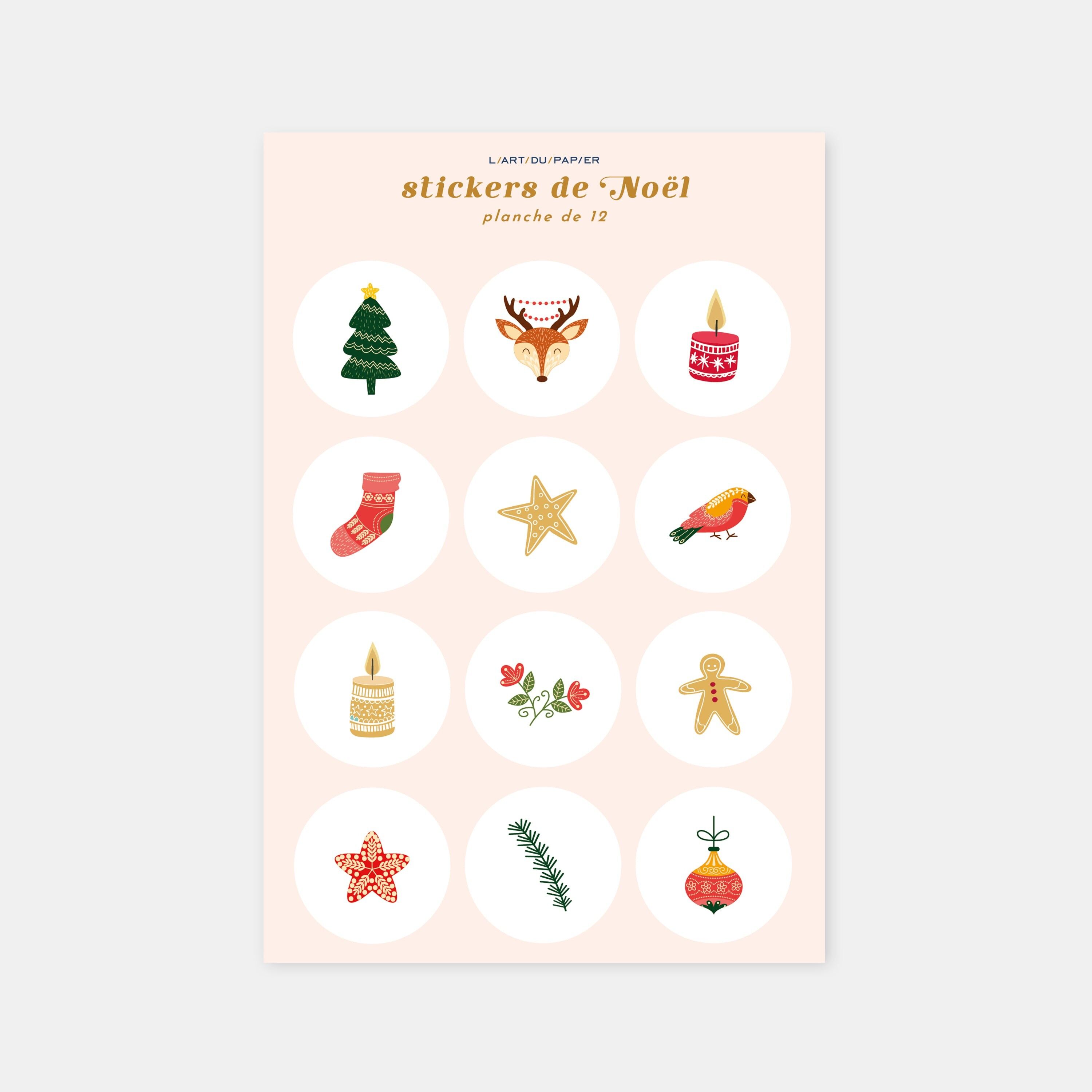 Pegatinas papá noel