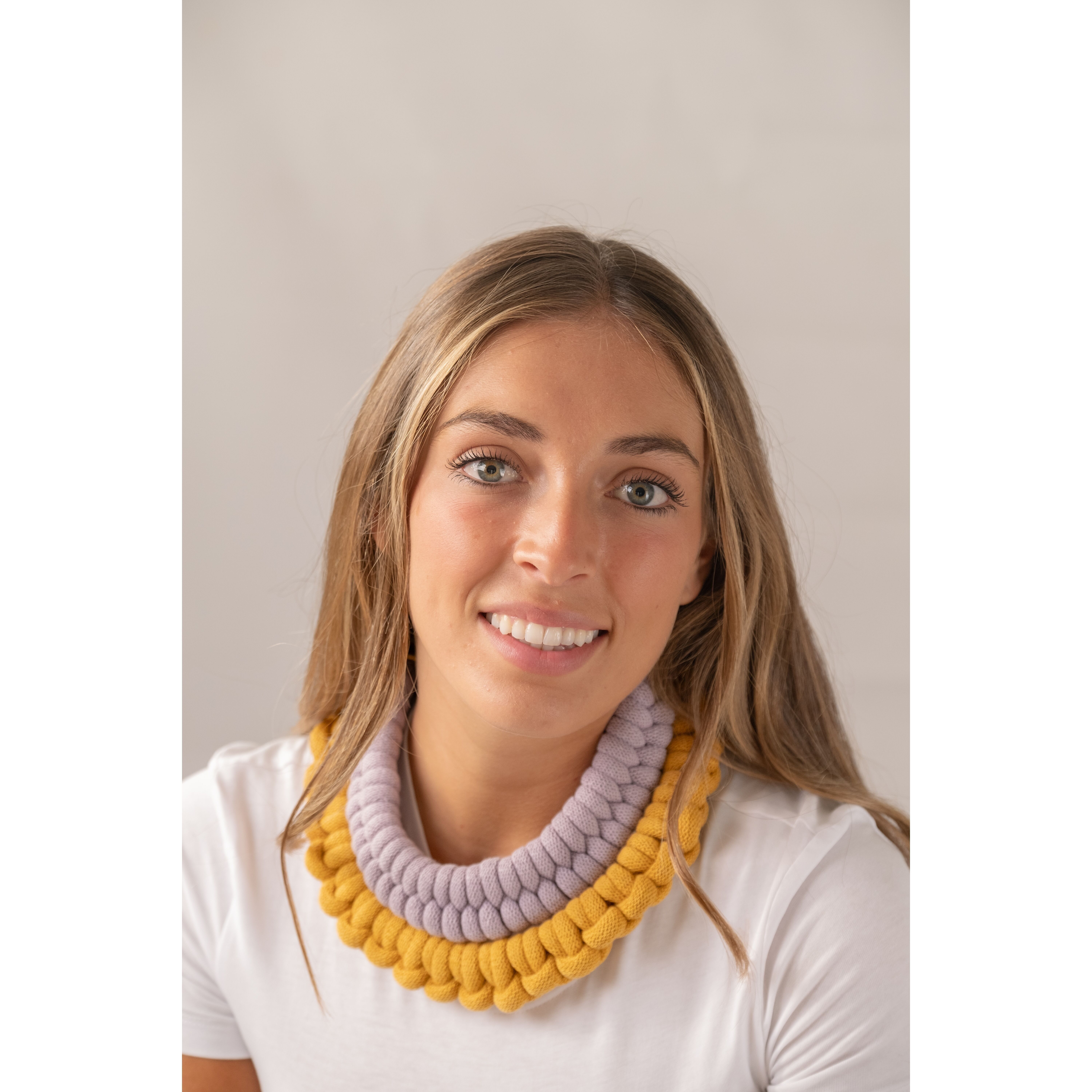 Collana Brandt albero e viola