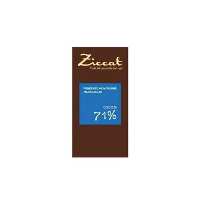 Barra de chocolate Madagascar 71% origen único 70g