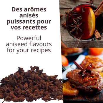 Anis étoilé - Biologique - entier - 20g - Pot 3