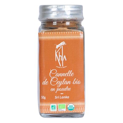 Ceylon Cinnamon - Organic - powder - 50g - Jar