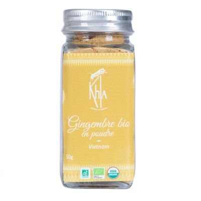 Ginger - Organic - powder - 50g - Jar